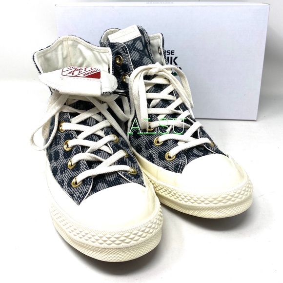 Convers 🔥SALE!🔥 BLANK CANVAS Chuck 70 NY Polka Debby Women Size 159085C - Picture 8 of 9